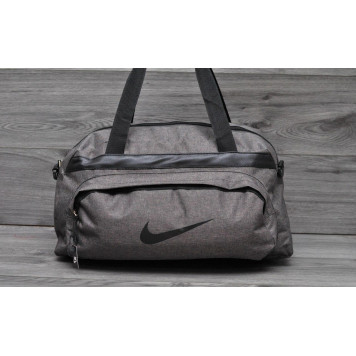 Спортивна дорожня сумка Nike. Сумка для поїздок. Темно-сіра
