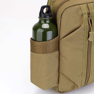 Тактична армійська сумка-борсетка на одній лямці. Койот. T-Bag 447-8