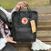Чорний міський рюкзак, сумка Fjallraven Kanken Classic, канкен-класик. 16 L