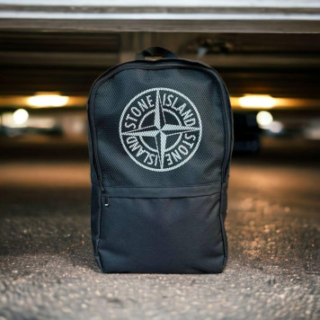 Чорний міський спортивний рюкзак Stone Island. Рюкзак для навчання-6