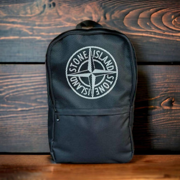 Чорний міський спортивний рюкзак Stone Island. Рюкзак для навчання-8