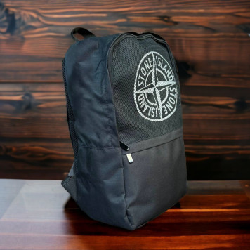 Чорний міський спортивний рюкзак Stone Island. Рюкзак для навчання-7