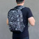 Стильний чорний рюкзак із принтом Nike, найк.
