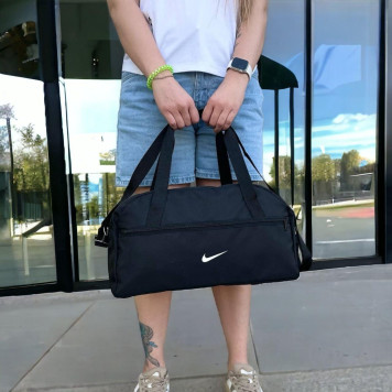 Невелика спортивна чорна сумка Nike. Сумка для тренувань, фітнес-сумка-4