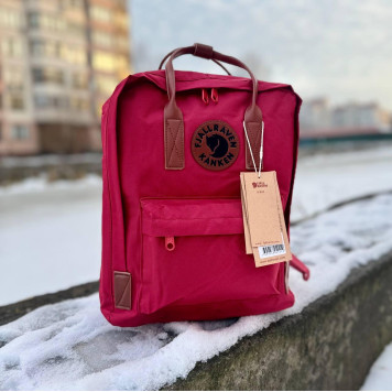 Бодовий міський рюкзак Kanken Classic зі шкіряними ручками, канкен-класик. 16 L-1