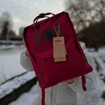 Бодовий міський рюкзак Kanken Classic зі шкіряними ручками, канкен-класик. 16 L-2