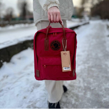 Бодовий міський рюкзак Kanken Classic зі шкіряними ручками, канкен-класик. 16 L-3