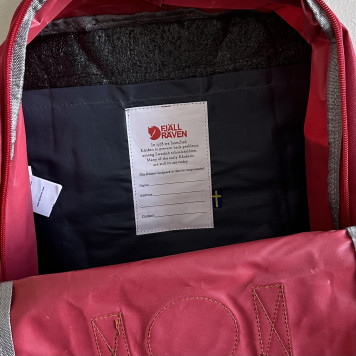 Бодовий міський рюкзак Kanken Classic зі шкіряними ручками, канкен-класик. 16 L-7