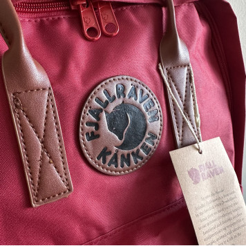 Бодовий міський рюкзак Kanken Classic зі шкіряними ручками, канкен-класик. 16 L-8