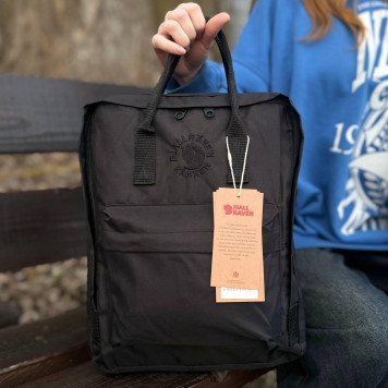Чорний міський рюкзак Kanken Classic 16 L, сумка, канкен-класик.
