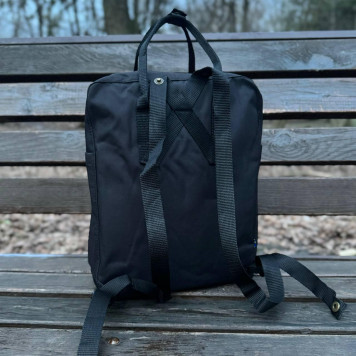 Чорний міський рюкзак Kanken Classic 16 L, сумка, канкен-класик.-6