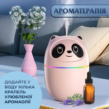 Зволожувач повітря A10 3-in-1 Humi Mute Light 220ml Pink-2