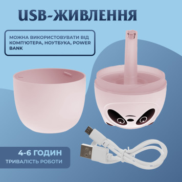 Зволожувач повітря A10 3-in-1 Humi Mute Light 220ml Pink-6