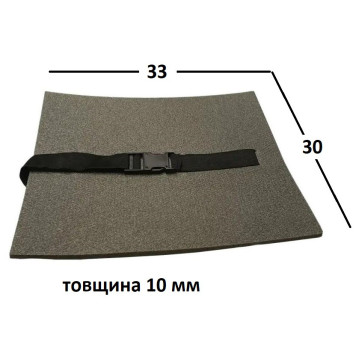 Туристична сидушка(пінопопа) 33х30 Grey 10 мм (SK0004)-1