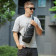 Чоловіча шкіряна сумка-слінг 17х32х7, бананка для роботи та офісу TIDING BAG - MK-96303 чорна