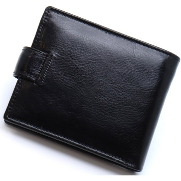 Стильне шкіряне портмоне ST Leather В 103 Чорний-2