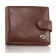 Стильне шкіряне портмоне ST Leather В 103 Чорний Коричневий