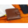 Стильне шкіряне портмоне ST Leather В 103 Чорний Коричневий