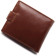 Стильне шкіряне портмоне ST Leather В 103 Чорний Коричневий