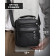 Чоловіча сумка барсетка 17x21x9, шкіряна сумочка планшет Tiding Bag 75003 чорна