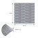 3D панель самоклеюча кладка 770х700х5мм Срібло (034) SW-00000217