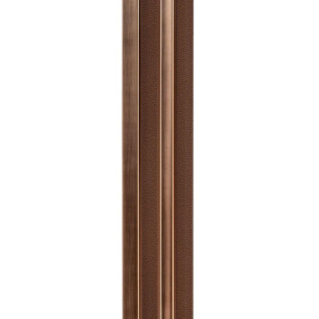 Рейка декоративная PS 2900х120х20мм Под коричневую кожу с бронзой SW-00002147--4